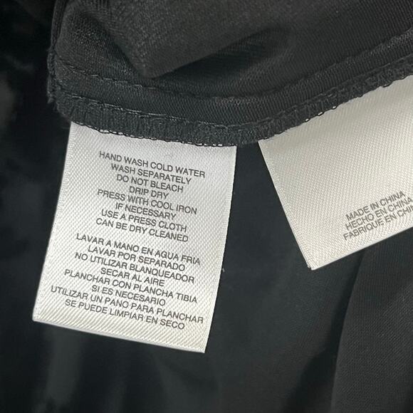 Kasper Cami Tank Top XL Black Burnout Velvet Knit Modern Classic Whimsygoth NEW - Picture 13 of 15